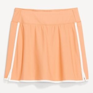 OLD NAVY WOMENS POWERSOFT ATHLETIC SKIRT HIGH RISE ORANGE NEW WITH TAGS LARGE